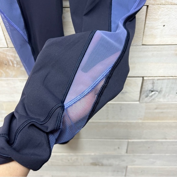 Lululemon Colour Me‎ Ombre Legging Pants Womens 4 Blue Mesh - Picture 7 of 11